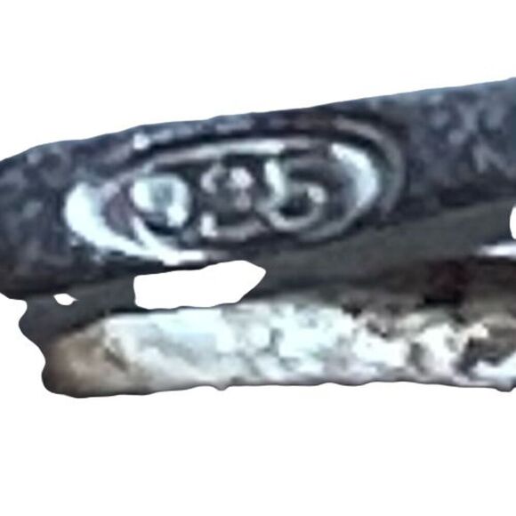 QQ# Italian Sterling 925 Silver Heart & Sterling Chain Link Necklace - Picture 6 of 8